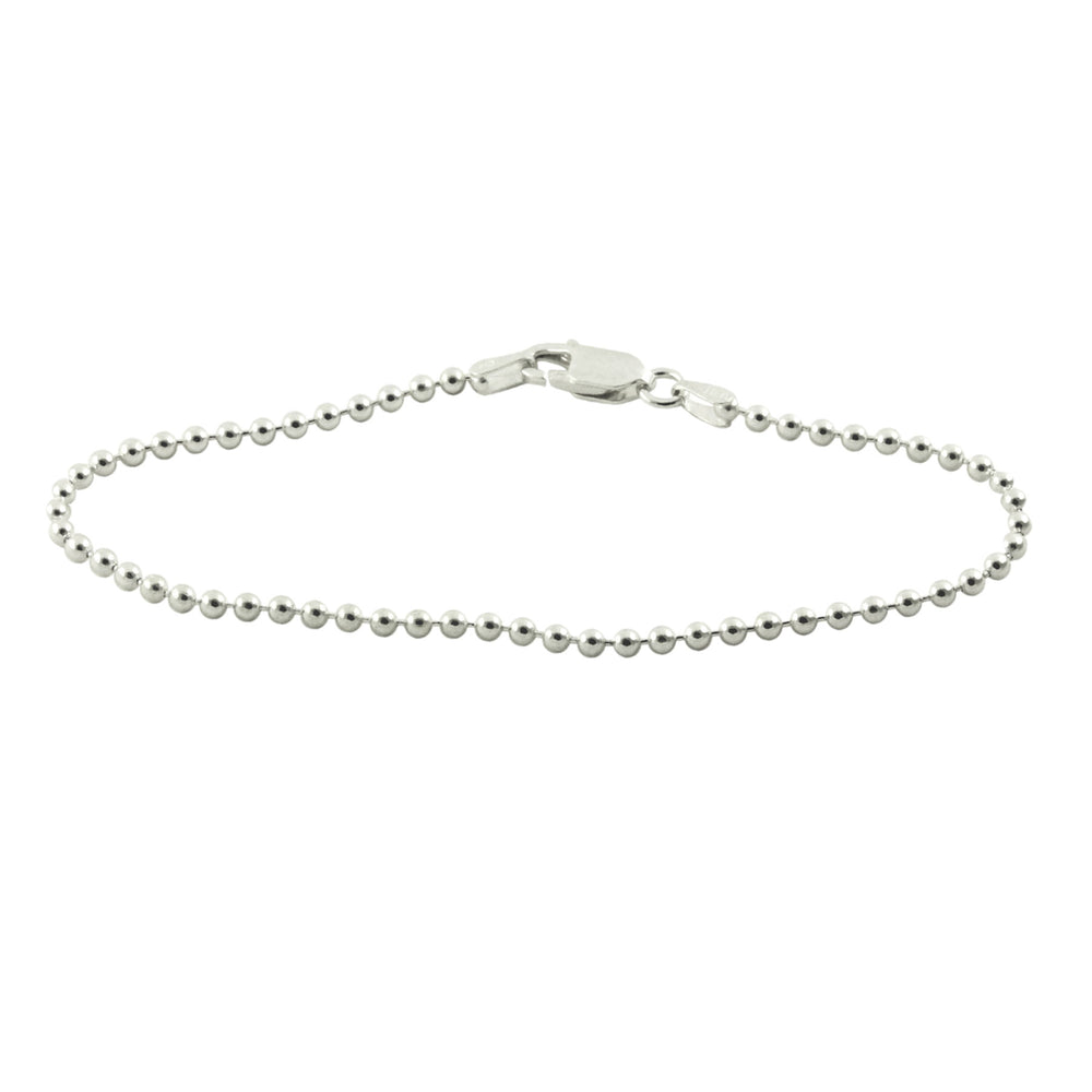 Sterling Silver Small Bead Bracelet