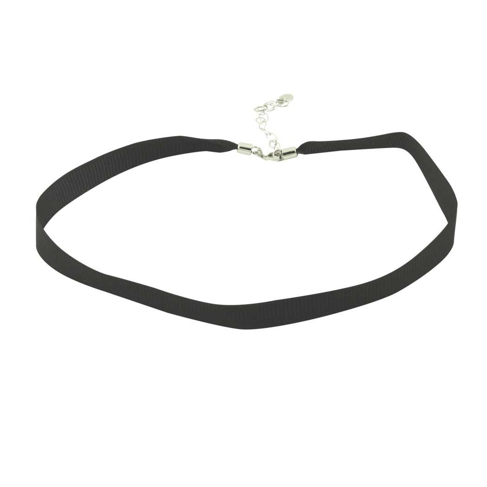Opalite Black Cord Choker Necklace