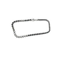 Sterling Silver Black CZ Tennis Bracelet