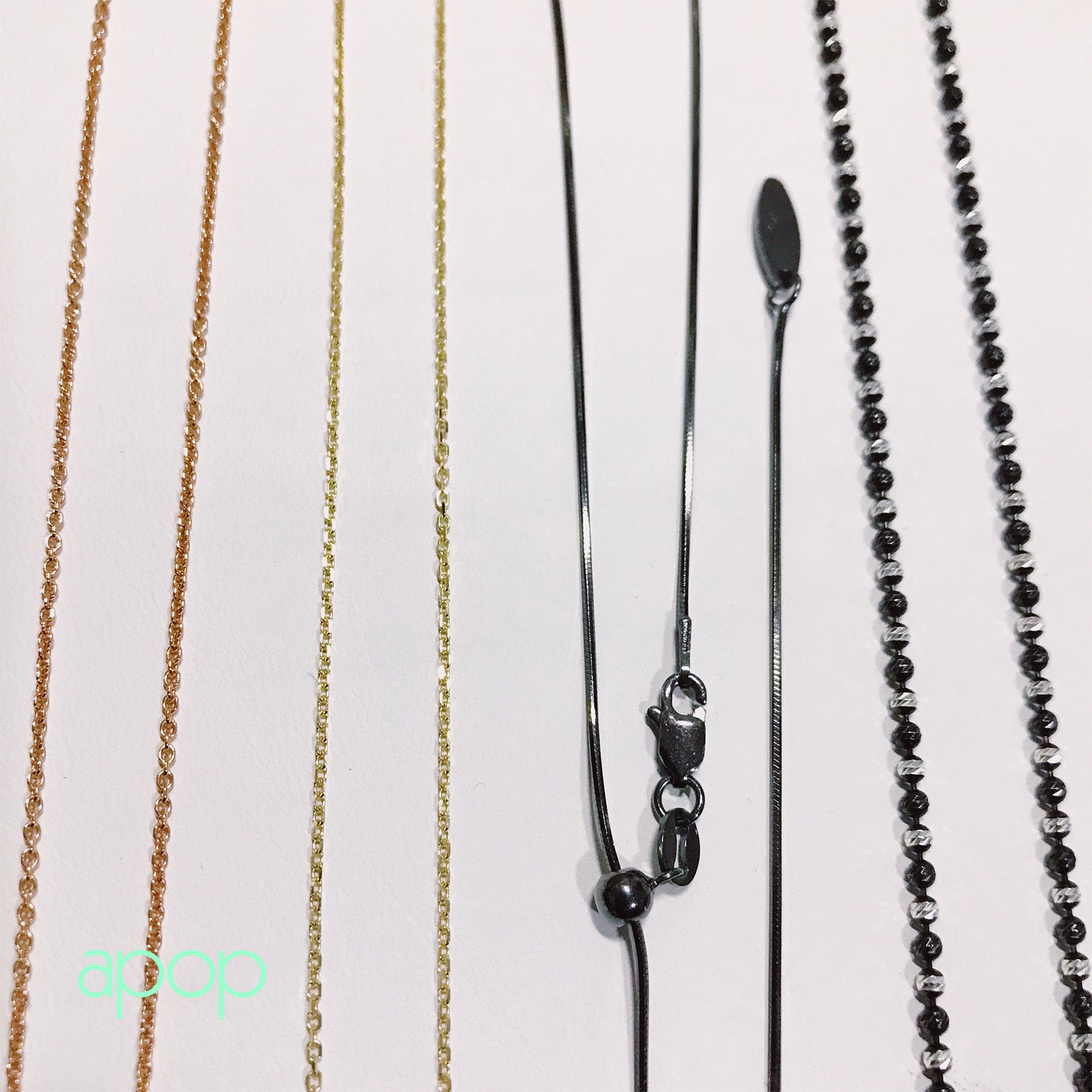 Adjustable Blackened Silver Bolo Chain Necklace