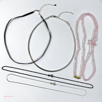 Mini Rose Quartz Layering Necklace