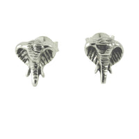 Sterling Silver Mini Elephant Stud Earrings