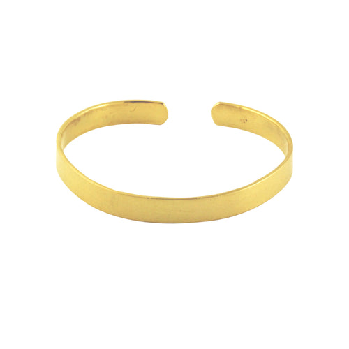 Gold-Dipped Cuff Bangle Bracelet