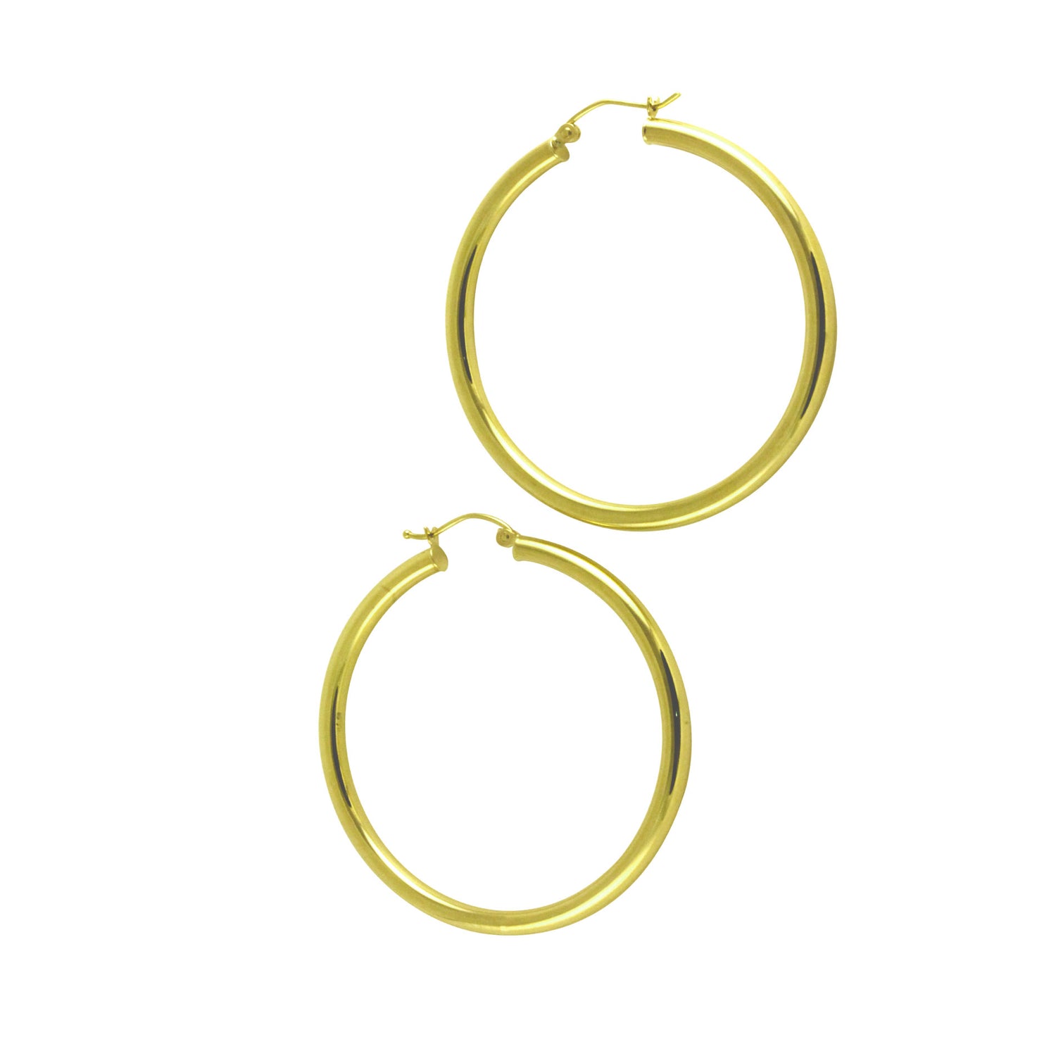 14k Gold Big Hoop Earrings