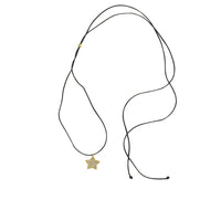 Gold-Dipped Star Charm Adjustable Choker Necklace