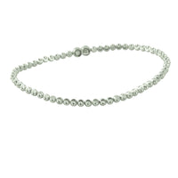 "Cosmos" Sterling Moon Bead Stretch Bracelet