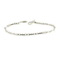 Sterling Silver Unisex Chain Link Bracelet