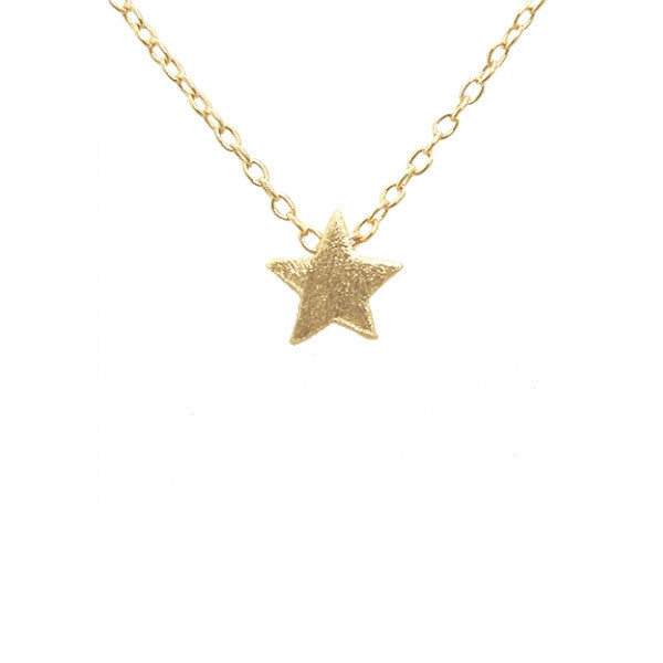 Gold-Dipped "Cosmic" Mini Star Necklace