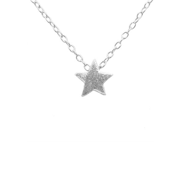 "Cosmic" Sterling Silver Mini Star Necklace