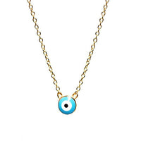 Sterling Silver Blue Eye Necklace