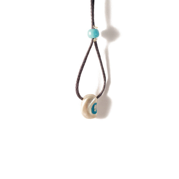 Katerina Ioannidis Silver Mini Bean Necklace 38 inch
