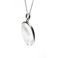 Sterling Silver Mother of Pearl Pendant Necklace