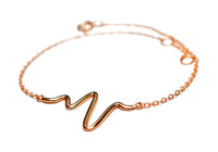 Sterling Silver "Heartbeat" Bracelet