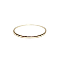 14kt Yellow Gold Thin Band Ring 1mm