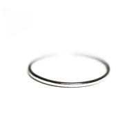 14kt Blackened Gold Thin Band Ring 1mm