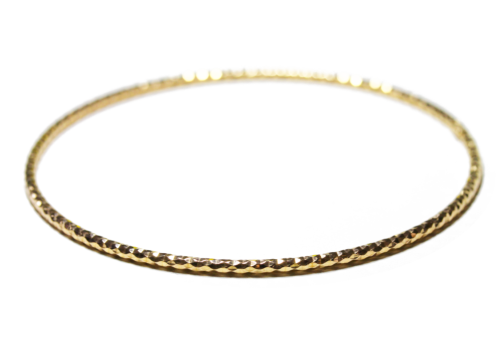 "Galaxy" Gold-Dipped Bangle Bracelet Slim