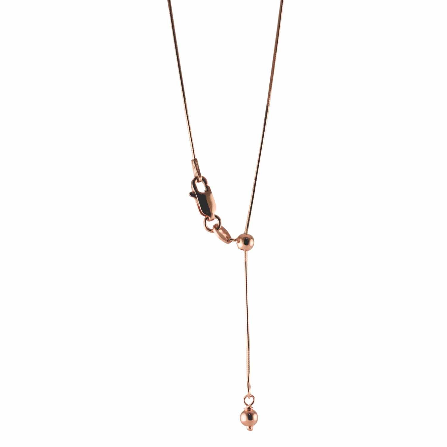 Gold-Dipped Adjustable Bolo Chain Necklace