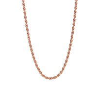 Rosy Rope Style Necklace