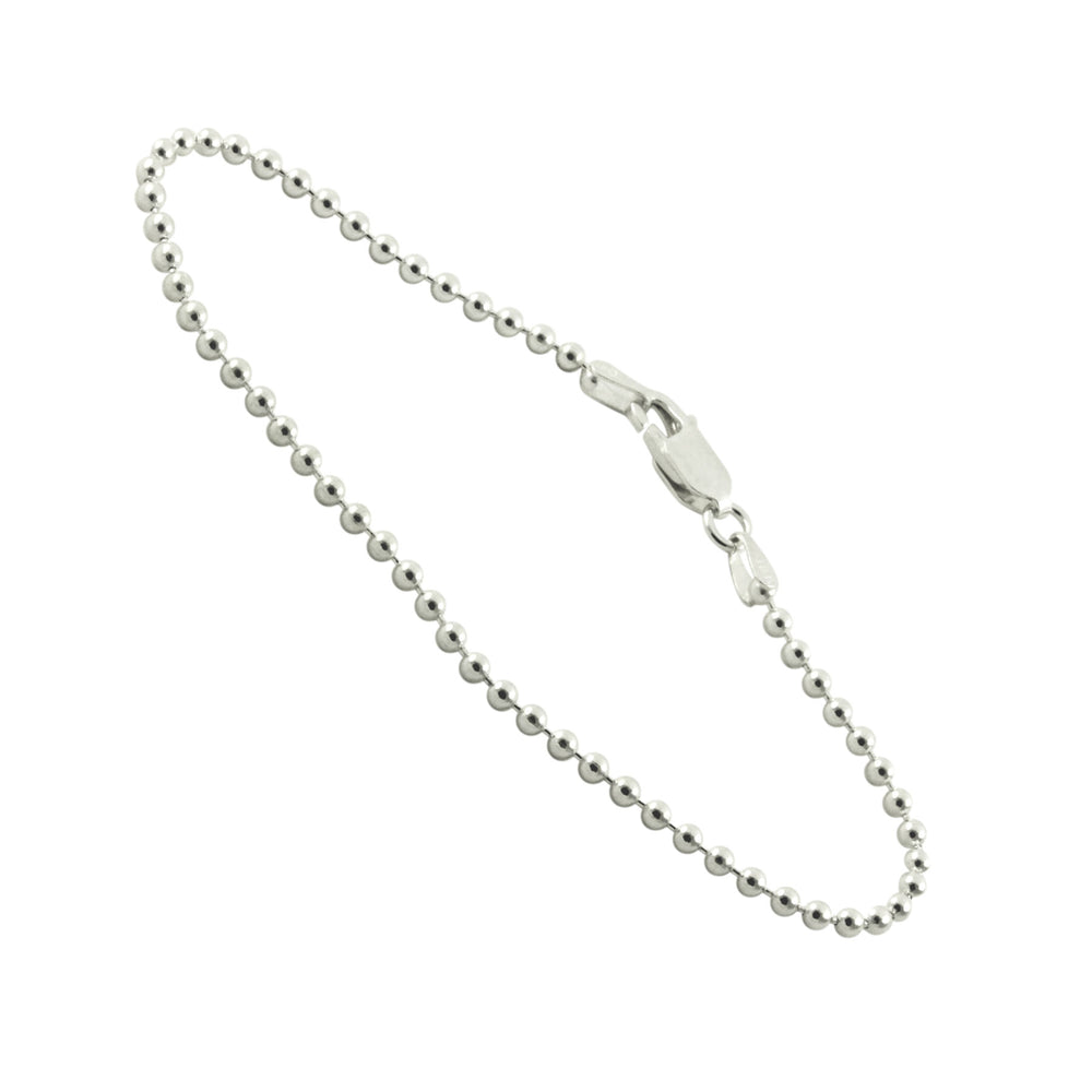 Sterling Silver Small Bead Bracelet
