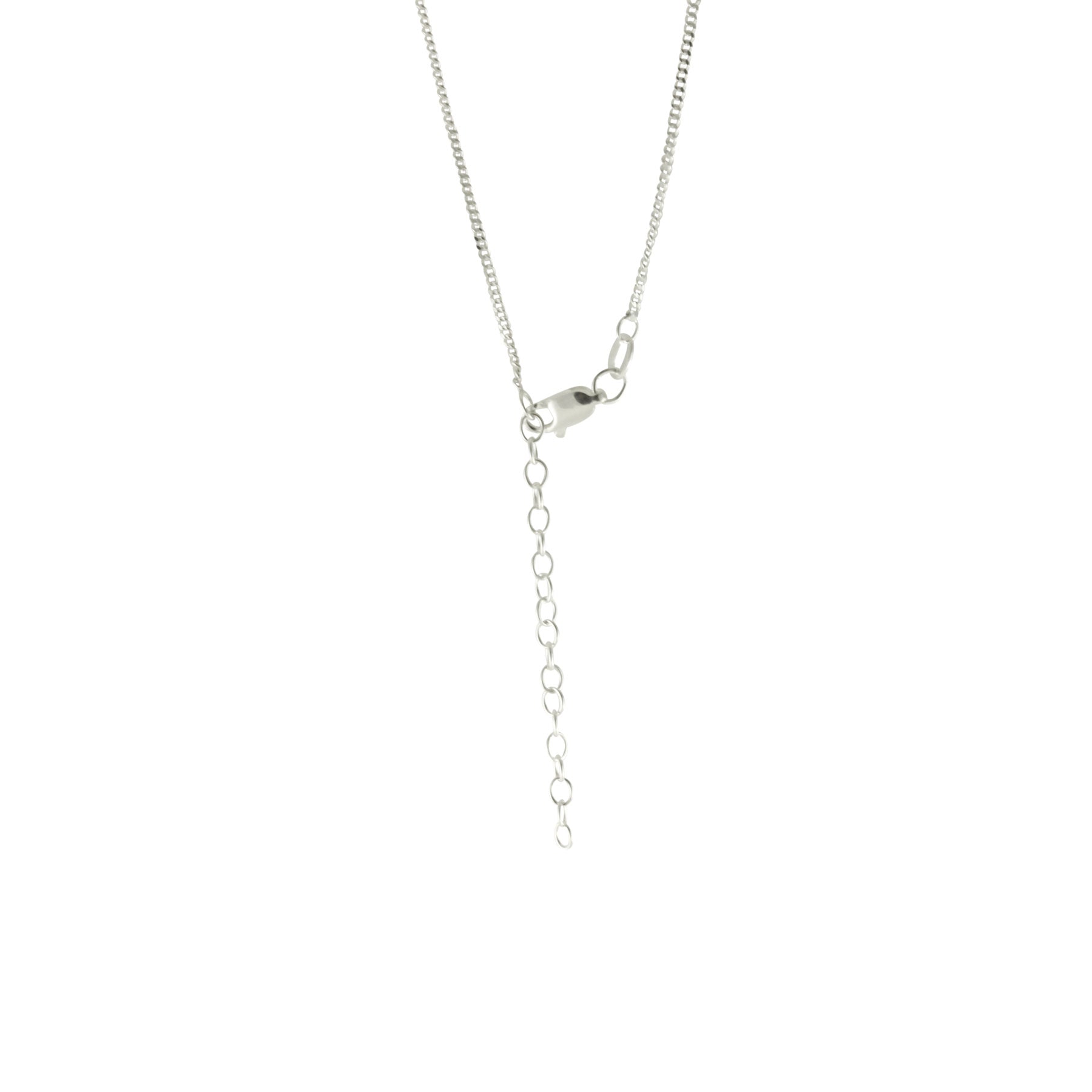 Sterling Silver Miami Style Link Curb Chain Adjustable Necklace
