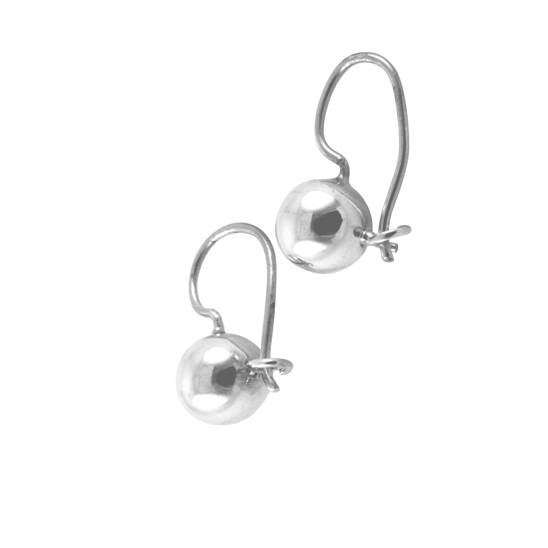 Sterling Silver "Sphere" Drop Earrings