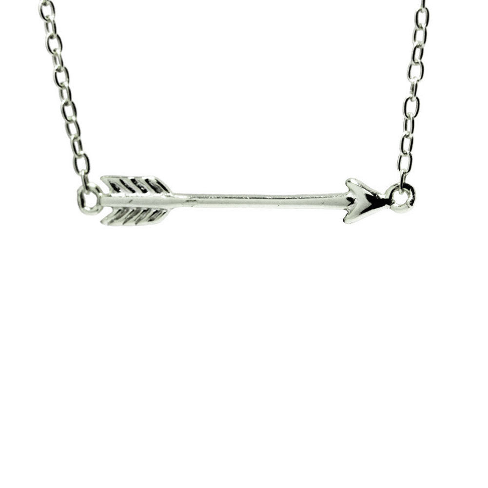 Sterling Silver Mini Arrow Necklace