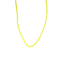 "SunShine" Yellow Stone Beaded Necklace