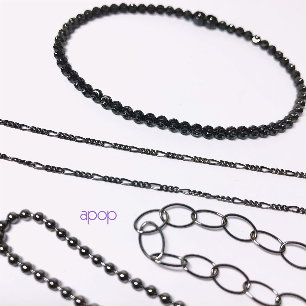 "Cosmos" Sterling Moon Bead Stretch Bracelet