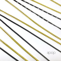 Gold-Dipped Miami Style Links Chain Necklace