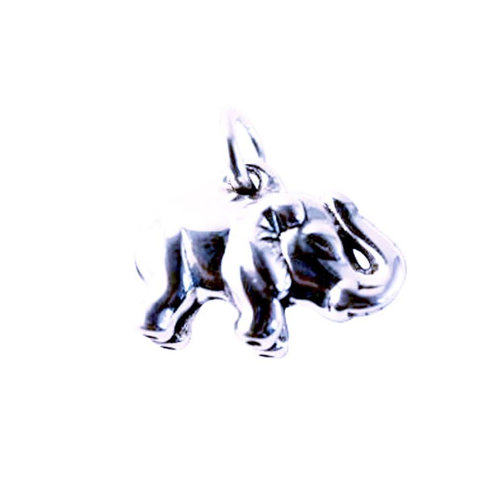 "Lucky Charm" Sterling Silver Elephant Charm Pendant