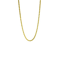 Gold-Dipped Rope Style Choker Chain Necklace