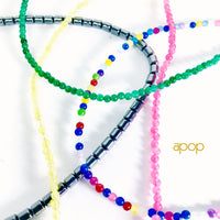 Hematite Stone Beaded Strand Necklace