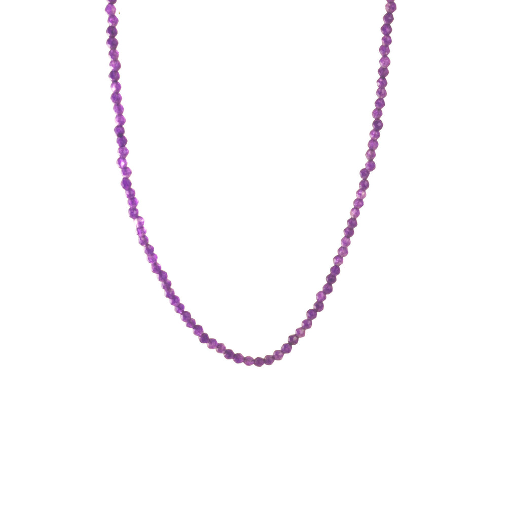 "Grape Punch" Purple Stone Beaded Necklace