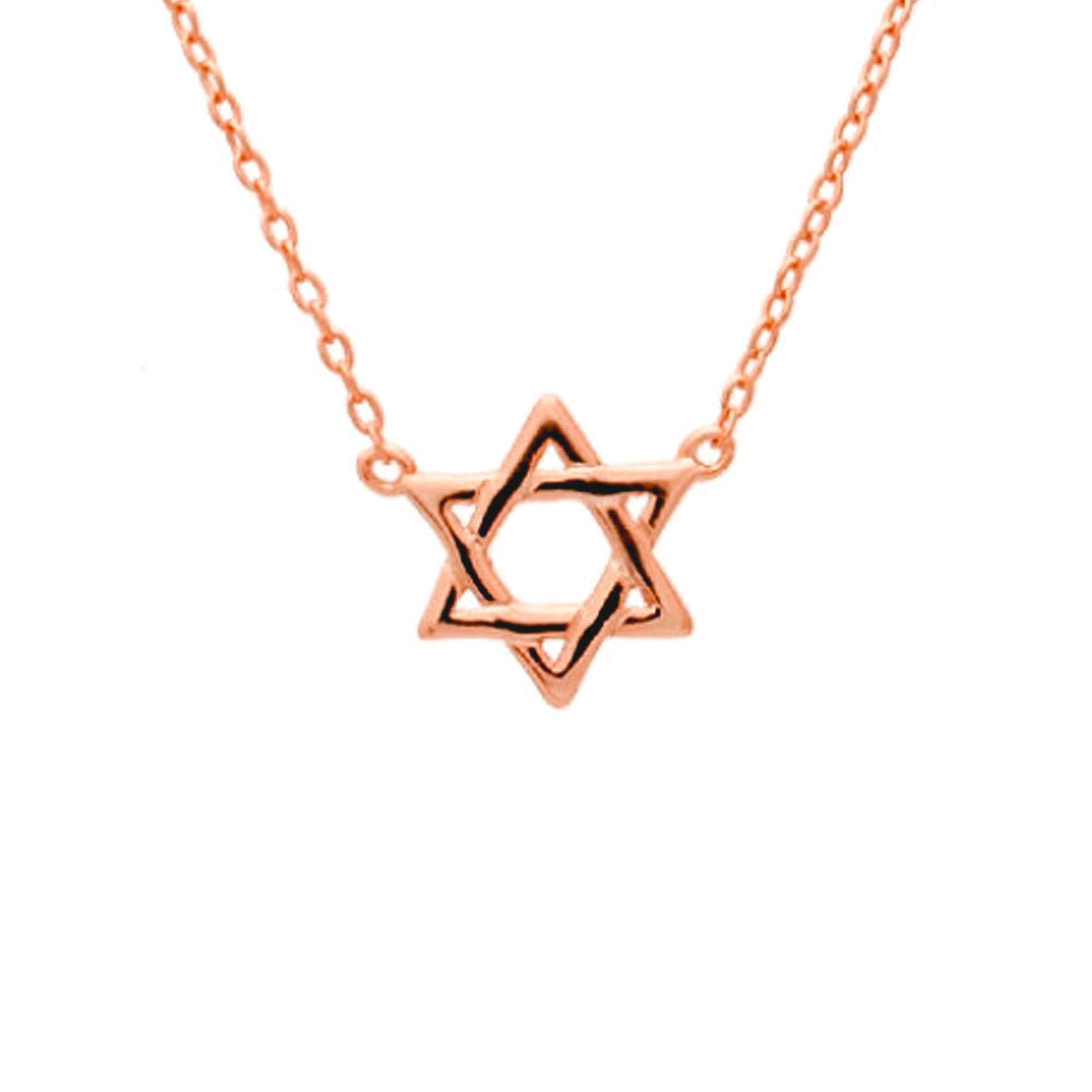 Sterling Silver Star of David Necklace