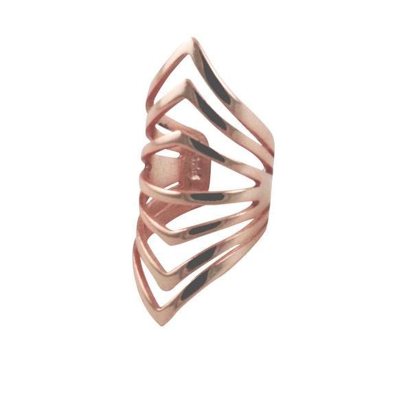 "Ribby "Sterling Silver Ear Cuff