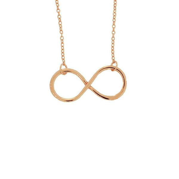 Sterling Silver Infinity Pendant Necklace