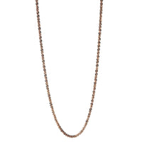 "Sequins" Rosy Sparkle Chain Necklace