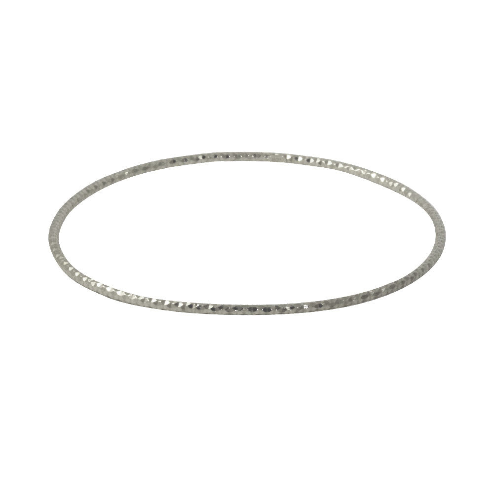 "Galaxy" Sterling Silver Bangle Bracelet Slim