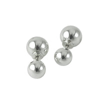 Sterling Silver Double-Sided Stud Earrings