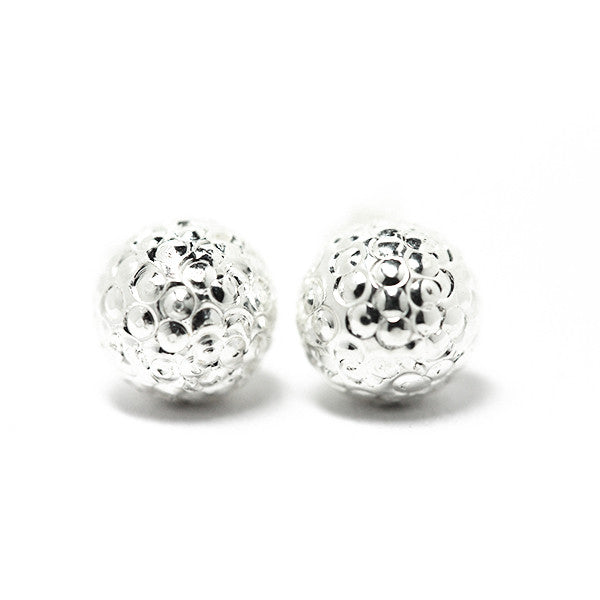 Staccato Sterling SIlver Bead Earrings