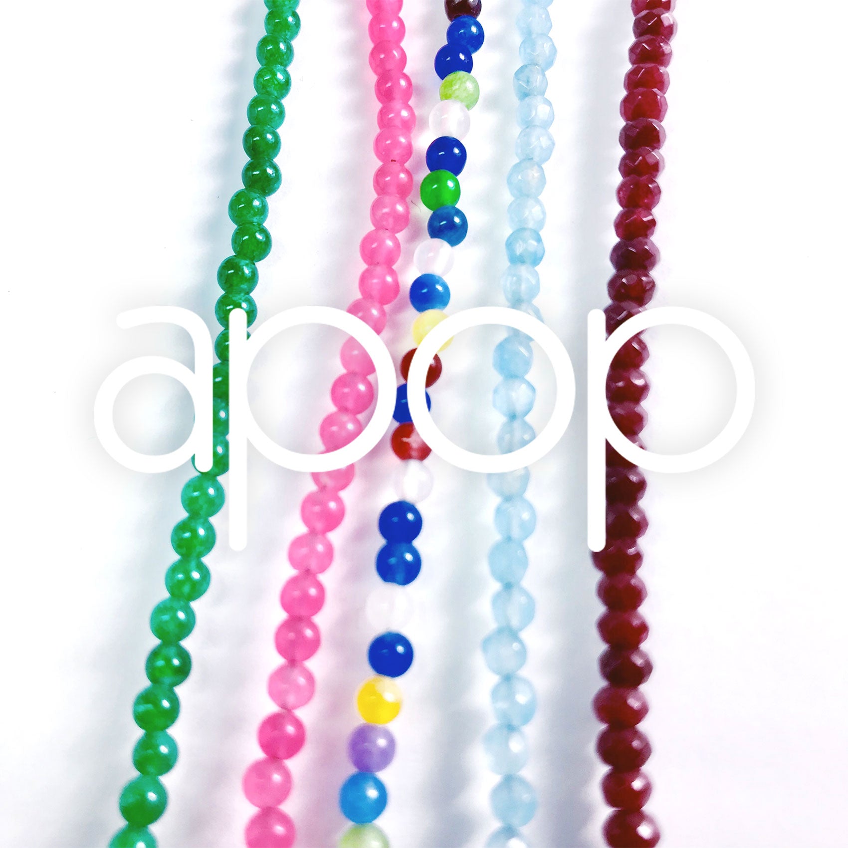 MultiColor Rainbow Stone Beaded Necklace
