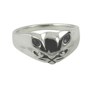 "Meow" Sterling Silver Kitty Cat Ring