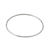 Slim Sterling Silver Bangle Bracelet Set of 3