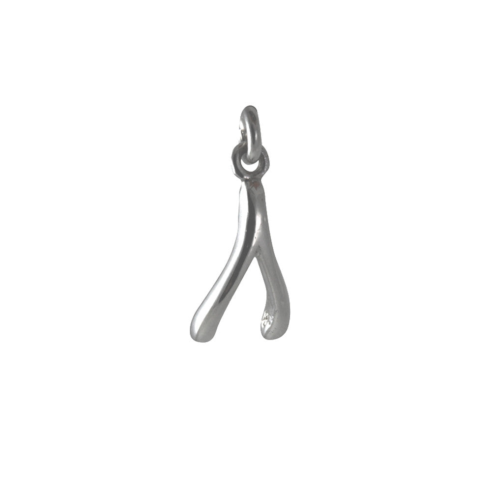 Sterling Silver Wishbone Pendant Only