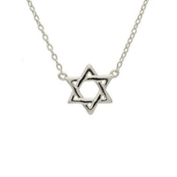 Sterling Silver Star of David Necklace
