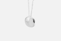 APOP EXCLUSIVE: Sterling Silver Button Slide Necklace