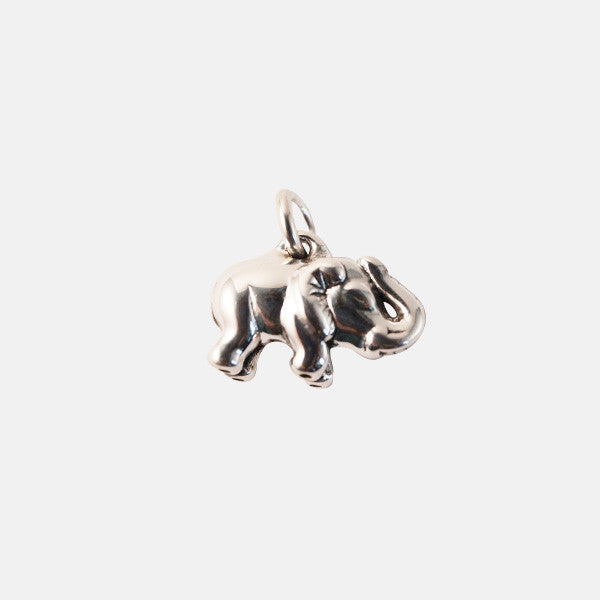 "Lucky Charm" Sterling Silver Elephant Charm Pendant