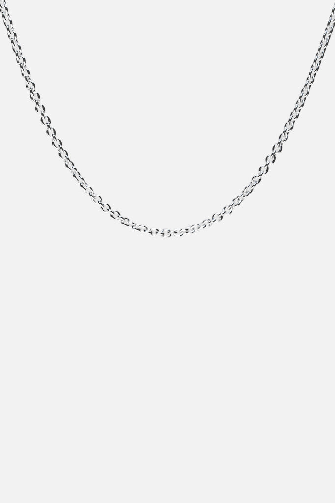Simple Sterling Silver Link Chain Necklace