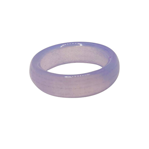 Purple Stone Band Ring