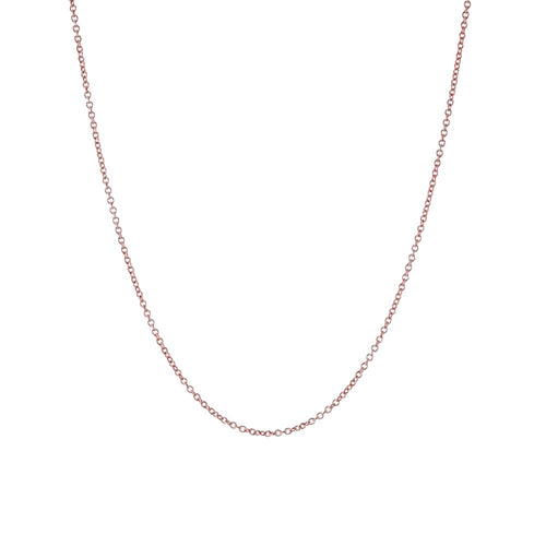 Rosy Thin Link Chain Necklace